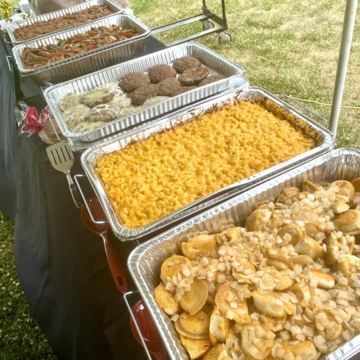 Prepared, delivered and set up for 80 guests